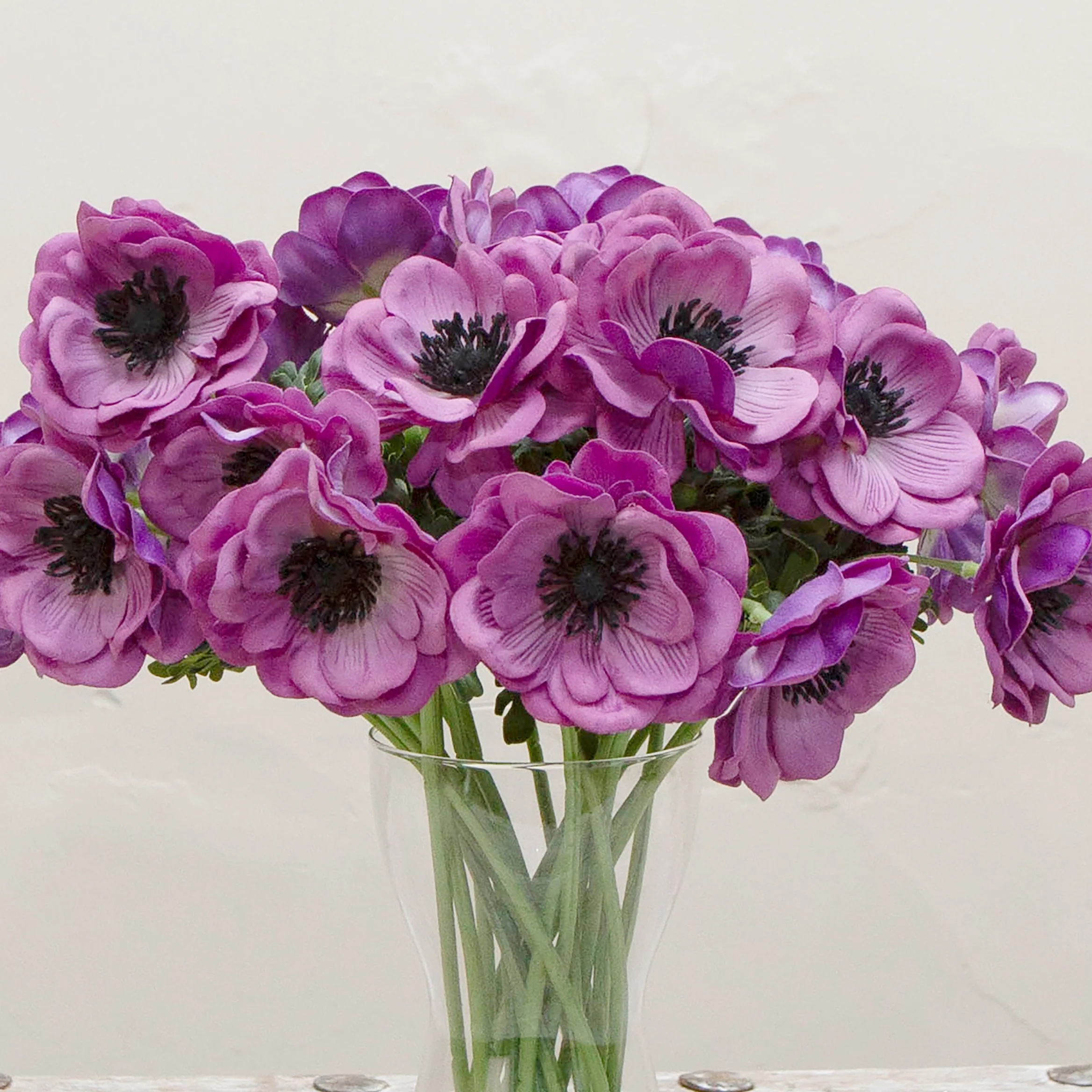 Artificial Anemone Stem - Purple Real Touch - Image 3