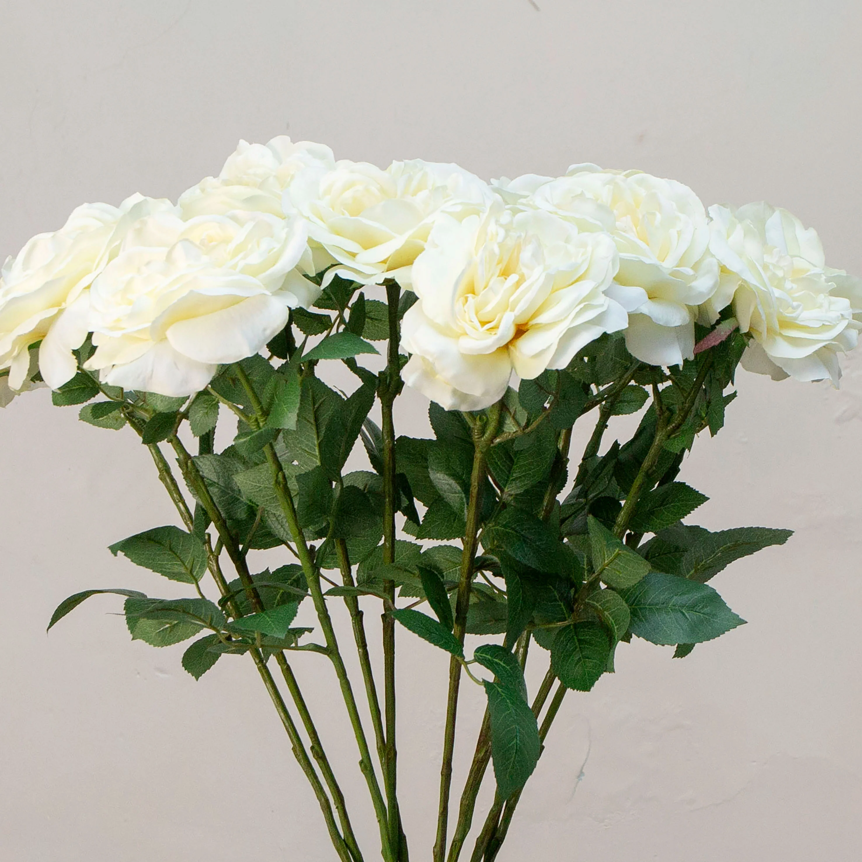 Artificial Rose Sophia Stem - Cream - Image 3