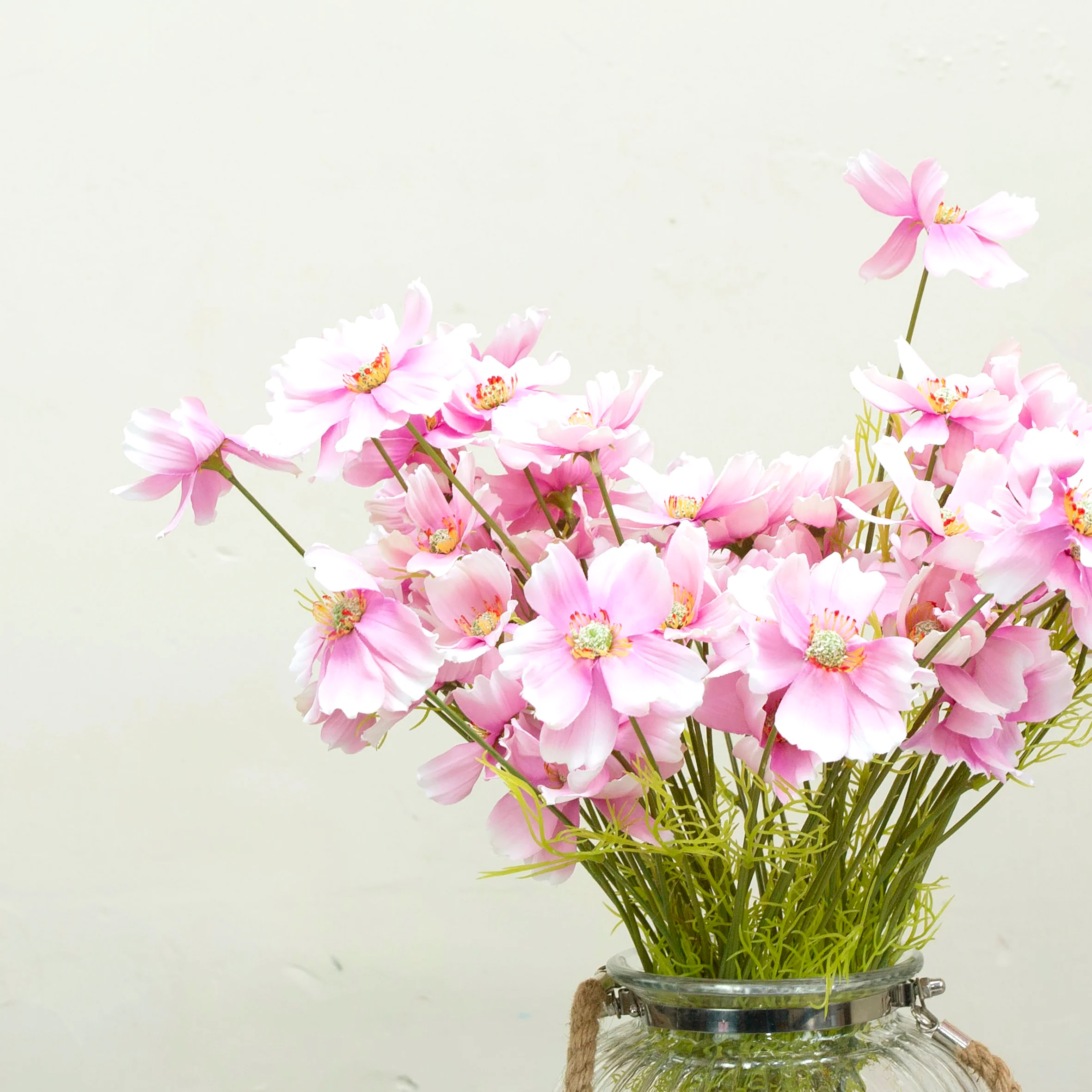 Artificial Cosmos Stem with Greenery - Image 4