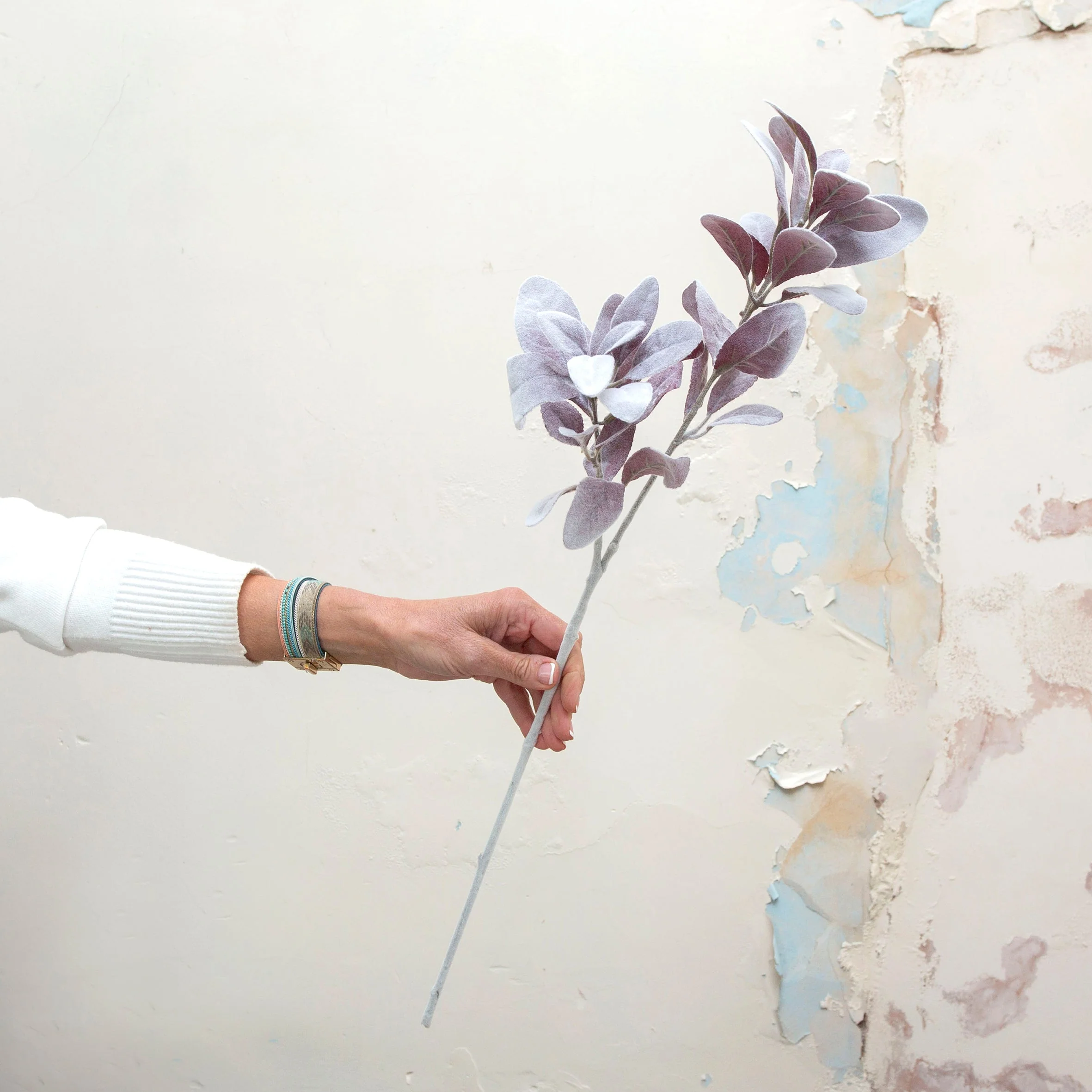 Artificial Lambs Leaf Stem - Image 5