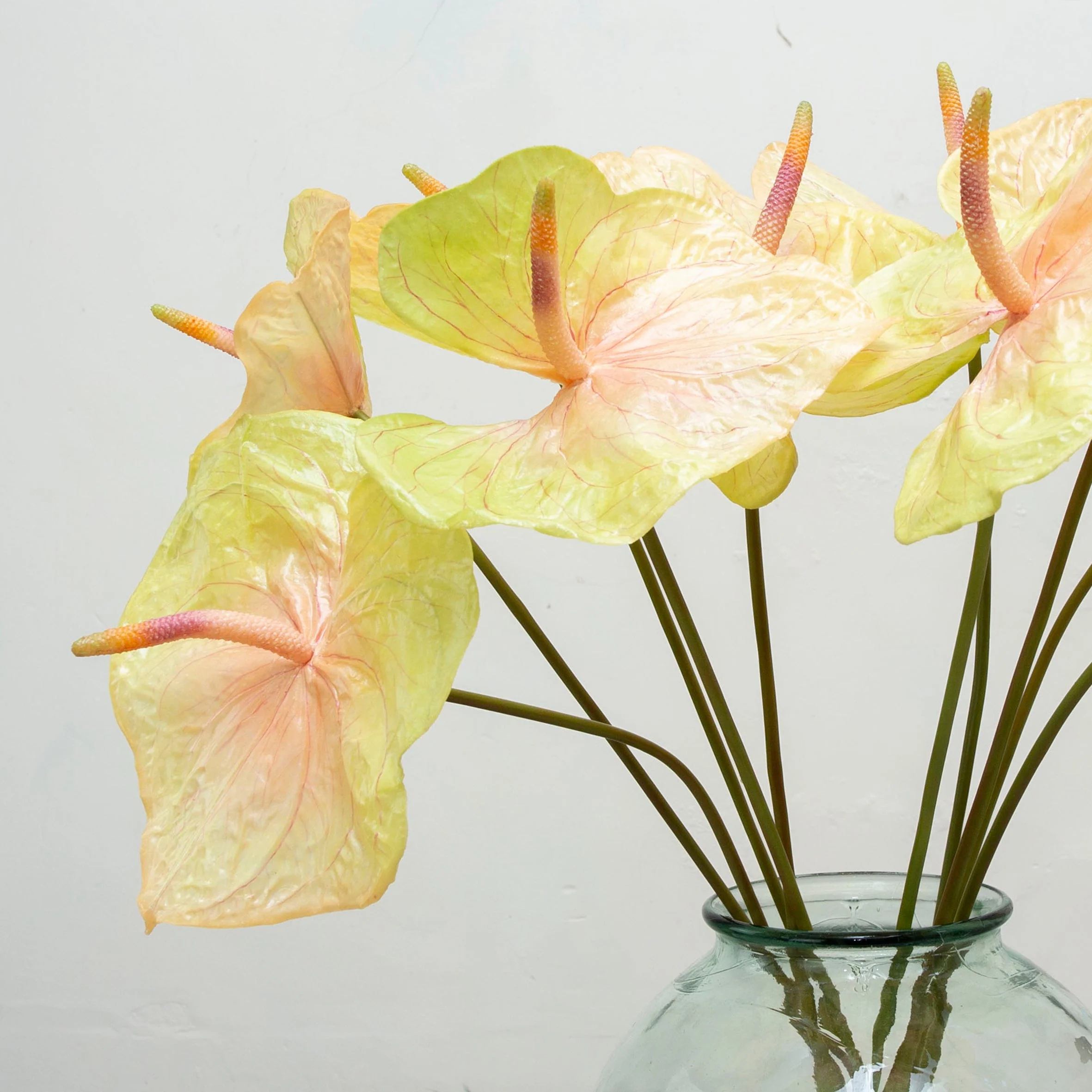 Artificial Anthurium on a Long Stem - Real Touch - Image 3